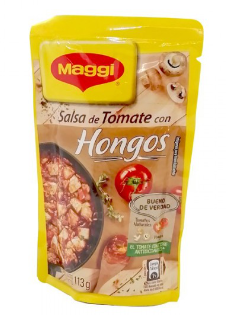 SALSA DE TOMATE CON HONGOS MAGGI 113 G 