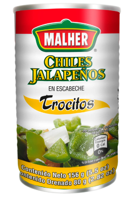 CHILE JALAPEÑO TROCITOS 156G