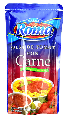 SALSA DE TOMATE CARNE ROMA 106G