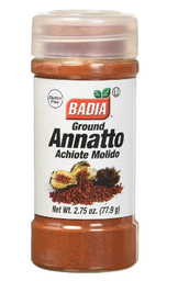 [033844000127] ACHIOTE MOLIDO FRASCO 77.9G BADIA